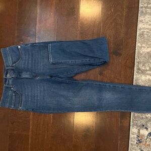 Express skinny high rise 4 way hyper stretch jeans